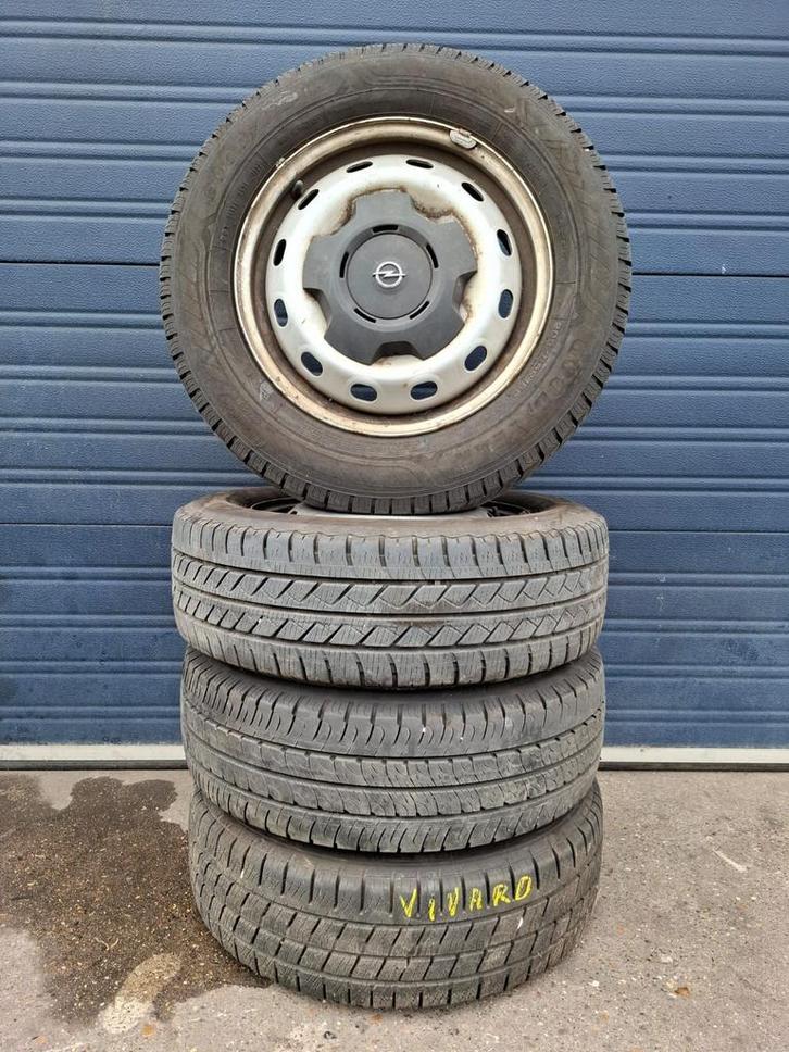 Opel Vivaro Trafic Primastar velgen 205-65-16 5x114.3 - Set, Auto-onderdelen, Banden en Velgen, Banden en Velgen, Zomerbanden