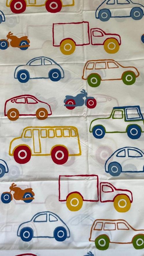 Dekbedovertrek met kussensloop, Kinderen en Baby's, Kinderkamer | Beddengoed, Zo goed als nieuw, Dekbedovertrek, Wit, Jongetje