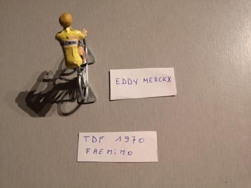 Eddy Merckx TDF Faemino 1970 collant jaune, Collections, Jouets miniatures, Envoi