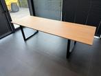 EETTAFEL 3M X 1M (staal / eik), Huis en Inrichting, Ophalen, 100 tot 150 cm, Industrieel-minimalistisch, 200 cm of meer