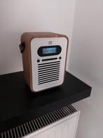 Woodbox bluetooth radio en muziekspeler, Ophalen of Verzenden, Zo goed als nieuw, Radio