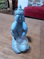 2 Bouddha différents avec bougeoir ou porte encens, Enlèvement ou Envoi, Comme neuf