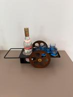 Unieke flessenhouder + set van druppelglazen, Antiek en Kunst, Antiek | Overige Antiek, Ophalen of Verzenden