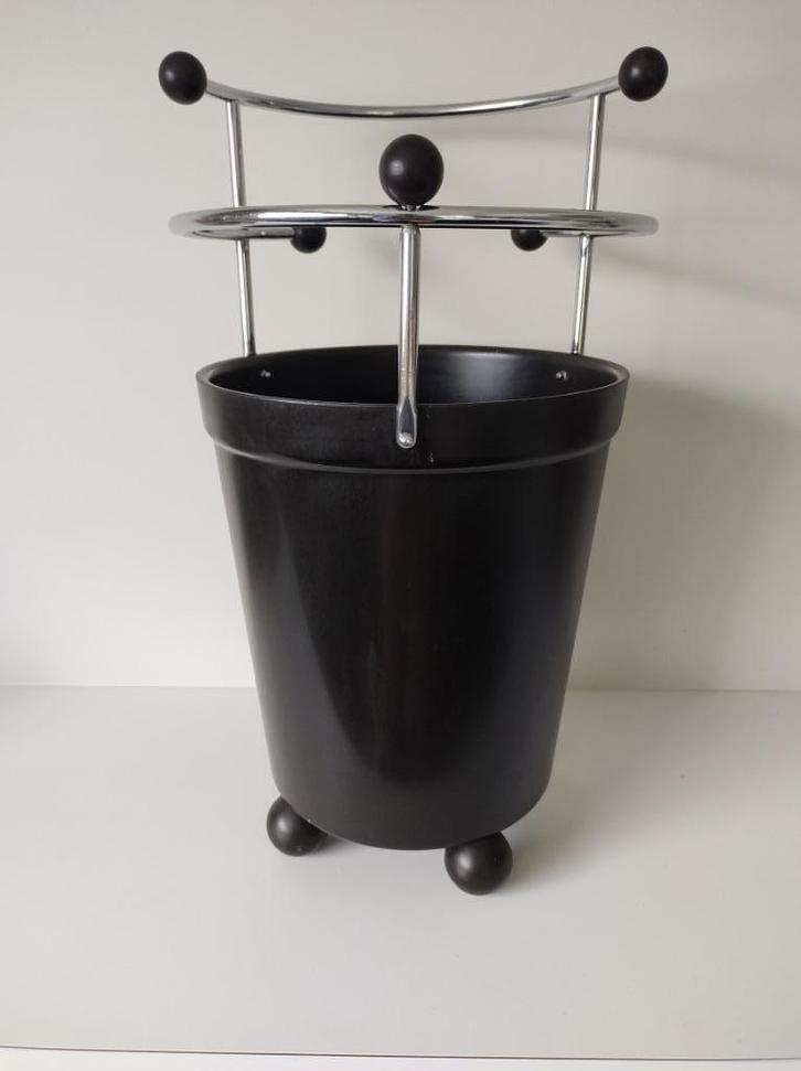 Art Deco paraplubak - chroom - bakeliet, Huis en Inrichting, Woonaccessoires | Paraplubakken, Gebruikt, Metaal, Ophalen of Verzenden
