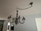 Grijze kroonluchter, Huis en Inrichting, Lampen | Kroonluchters, Ophalen, Gebruikt, Metaal