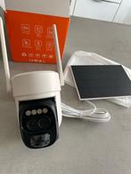 Camera surveillance alarme sonore  sans cable solaire, Ophalen, Zo goed als nieuw
