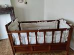 Kinderbedje met bed bumper., Kinderen en Baby's, Ophalen, Gebruikt, Minder dan 140 cm, Matras