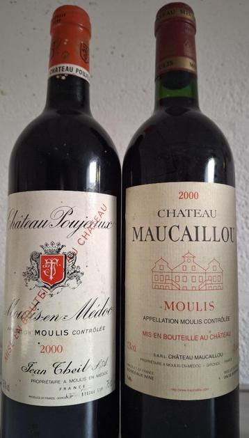2 Bouteilles de Moulis-En-Médoc  2000 beschikbaar voor biedingen