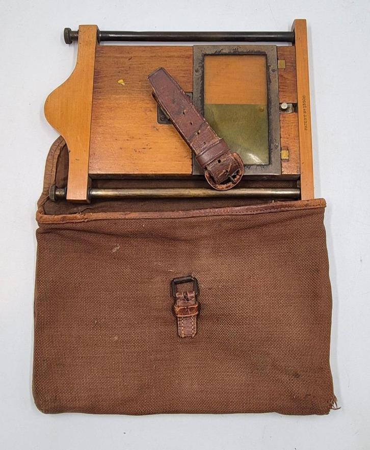 Planche de topographie militaire en buis, 1890 (environ), Bricolage & Construction, Tables à dessin, Enlèvement ou Envoi