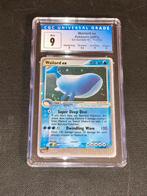 Wailord ex Pokémon 2003 EX Sandstorm 100/100 CGC 9 PSA card, Comme neuf