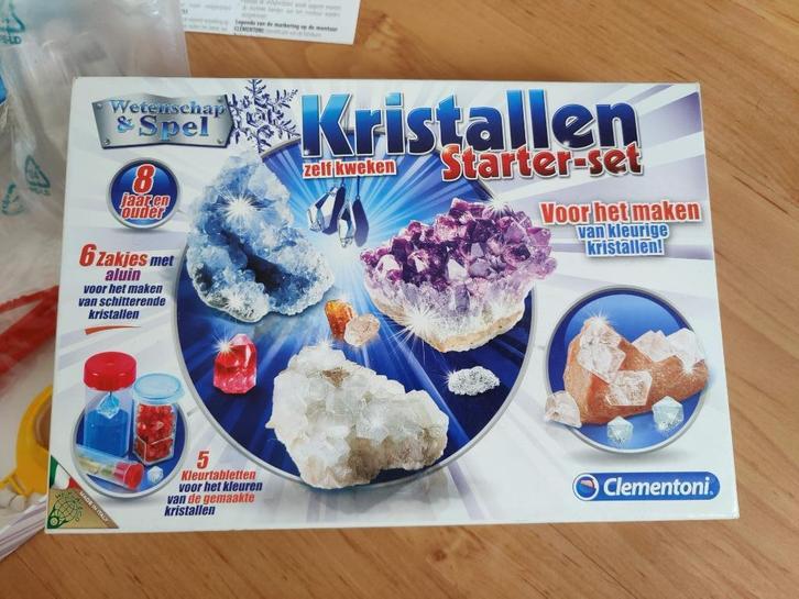 Kristallen - starter set, Hobby en Vrije tijd, Overige Hobby en Vrije tijd, Zo goed als nieuw, Ophalen of Verzenden