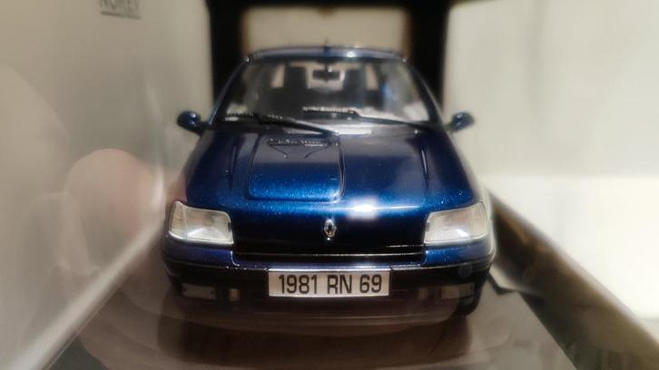 1:18 Norev Renault Clio Williams 1993 Blue Metallic OVP, Hobby en Vrije tijd, Modelauto's | 1:18, Norev, Ophalen