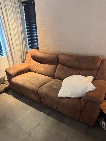 Zetelset bruin suède elektrische relaxen beschikbaar voor biedingen