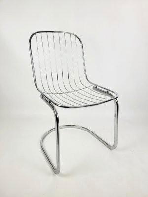4 chaises au design original Gastone Rinaldi., Enlèvement, Utilisé