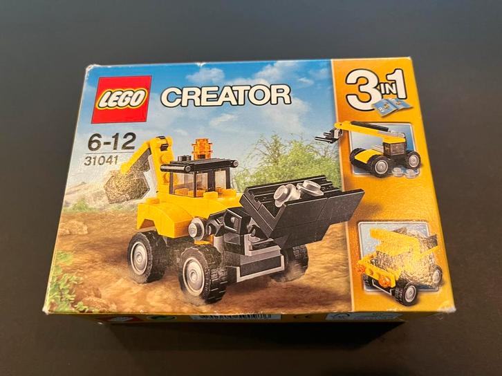 LEGO creator 31041 - bouwvoertuigen - 3 in 1, Enfants & Bébés, Jouets | Duplo & Lego, Comme neuf, Lego, Enlèvement ou Envoi