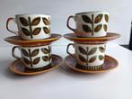 4 Boch kopjes met schoteltjes — model Rambouillet, Ophalen of Verzenden