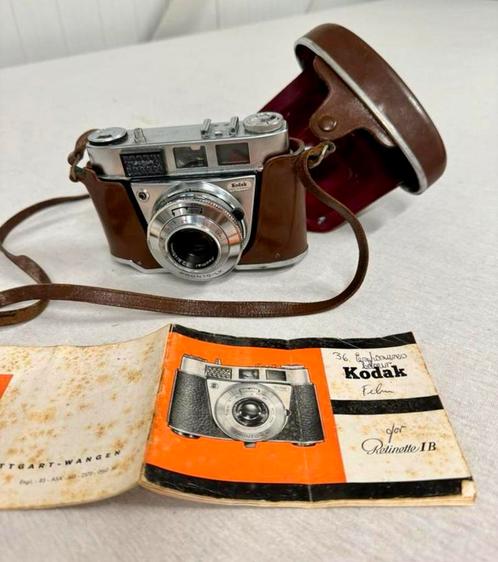 Kodak Retinette IB Camera 1:2.8 45mm 1963-64 + tas boekje, Verzamelen, Foto-apparatuur en Filmapparatuur, Filmcamera, 1960 tot 1980