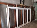 Ramen & deuren PVC & hout, Doe-het-zelf en Bouw, Glas en Ramen, Ophalen, Gevelraam of Ruit, Gebruikt, 120 tot 160 cm