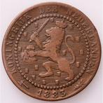 Pays-Bas 1 cent, 1883, Timbres & Monnaies, Monnaies | Pays-Bas, 1 centime, Enlèvement ou Envoi, Monnaie en vrac