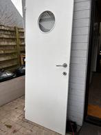 Op maat gemaakte solide schilderdeur met glasraam, Doe-het-zelf en Bouw, Ophalen, Gebruikt, Minder dan 80 cm, Binnendeur