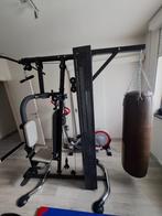 Homegym: krachttoestel met boksbal en crosstrainer, Ophalen, Benen, Zo goed als nieuw, Crosstrainer