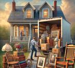 Leegmaken huis magazijn loods, Ophalen