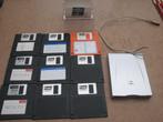 USB Floppy Disk Drive + 9 Fnac 3.5'' Diskette, Conrad, Ophalen of Verzenden