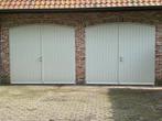 2 portes/portes de garage en bois avec cadre, Enlèvement ou Envoi