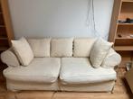 Canapé blanc, Maison & Meubles, Enlèvement, Utilisé, Tissus, Trois personnes