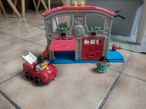 Brandweerkazerne LittlePeople, Kinderen en Baby's, Speelgoed | Fisher-Price, Gebruikt, Met licht, Ophalen
