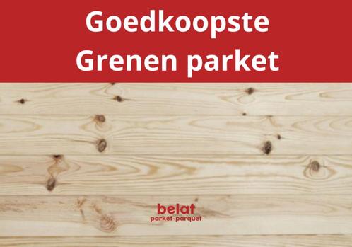 Grenen parket vanaf € 9.95 /m², Bricolage & Construction, Planches & Dalles, Neuf, Parquet, Bois, 150 cm ou plus, 10 à 30 cm, 10 m²² ou plus