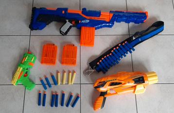 Nerf elite delta trooper geweer + 2 geweren + accessoires  disponible aux enchères