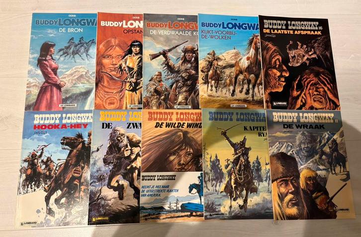 Buddy Longway compleet eerste druk, Livres, BD, Comme neuf, Enlèvement ou Envoi