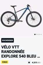 Rockrider EXPLORE 540 BLEU NOIR 29, Vélos & Vélomoteurs, Vélos | VTT & Mountainbikes, Comme neuf, Autres marques, Hommes, VTT semi-rigide