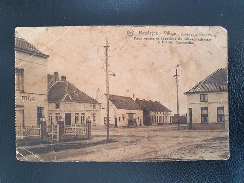 Raversijde Raversyde Village Grand Plage Tram station, Verzamelen, Postkaarten | België, Ongelopen, West-Vlaanderen, Voor 1920