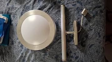 2 lampes de salle de bain, Enlèvement