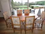 Eettafel, Huis en Inrichting, Tafels | Eettafels, Ophalen, Gebruikt, Eikenhout, Vijf personen of meer
