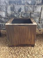 Pot carré sans fond acier corten, Ophalen, Minder dan 60 cm, Vierkant, Nieuw