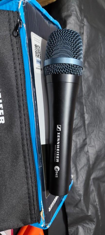 Sennheiser e945 microfoon — uitstekende staat (doos + hoesje, Muziek en Instrumenten, Microfoons, Verzenden