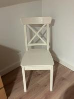 Witte ikea stoel, Huis en Inrichting, Stoelen, Ophalen, Zo goed als nieuw