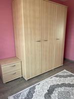 Slaapkamer (bed, kast, nachtkastje), Huis en Inrichting, Slaapkamer | Complete slaapkamers, Ophalen, Zo goed als nieuw