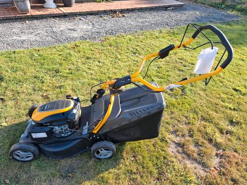 stiga grasmaaier combi548se met nog 1jaar garantie, Tuin en Terras, Grasmaaiers, Elektrische starter, Ophalen