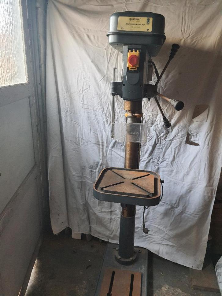 Foreuse sur pied, Doe-het-zelf en Bouw, Gereedschap | Boormachines, Gebruikt, Kolomboormachine, 600 watt of meer, Variabele snelheid