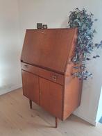 Vintage secretaire/bureaukast in mid-century stijl!, Maison & Meubles, Armoires | Secrétaires, Enlèvement