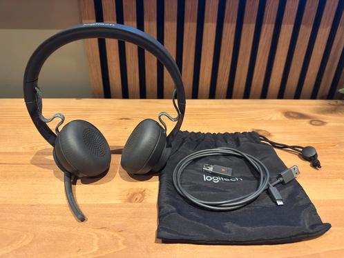 Logitech Zone Wireless Plus – Noise Cancelling Headset, Computers en Software, Headsets, Zo goed als nieuw, Ophalen of Verzenden
