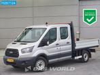 Ford Transit 105pk Euro6 Trekhaak Open Laadbak Dubbel cabine, Auto's, Bestelwagens en Lichte vracht, Euro 6, 4 cilinders, 7 zetels