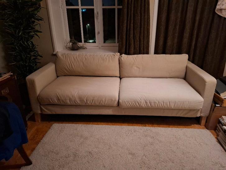 Zetelbed IKEA ''KARLSTAD'', Huis en Inrichting, Zetels | Zetels, Gebruikt, Rechte bank, Driepersoons, 200 tot 250 cm, Ophalen