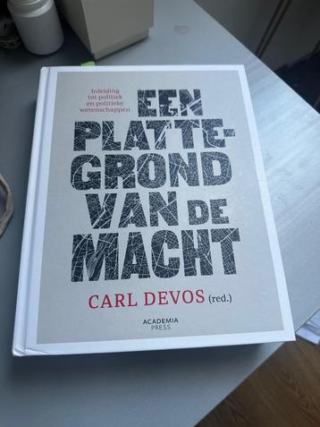 Plattegrond van de macht, Carl Devos  beschikbaar voor biedingen