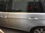 Deur links achter BMW E91 Titansilber model 2008, Porte, Utilisé, BMW, Enlèvement ou Envoi