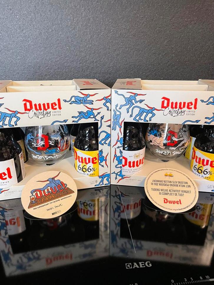 Duvel x Iwan Smit gesigneerd, Verzamelen, Biermerken, Nieuw, Glas of Glazen, Duvel, Ophalen of Verzenden